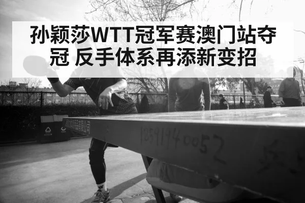 孙颖莎WTT冠军赛澳门站夺冠 反手体系再添新变招